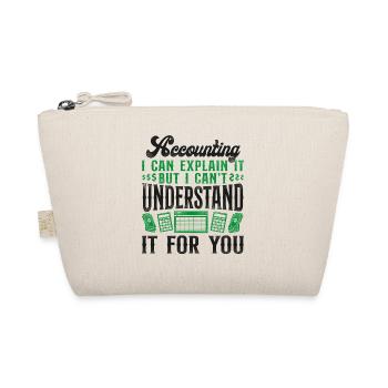 Accountant Bookkeeper Accounting - Organic Pouch - nature - Front