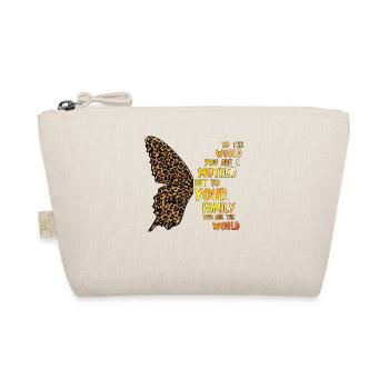 Proud Mom Mother MomMy Life's Work Kids Child - Organic Pouch - nature - Front