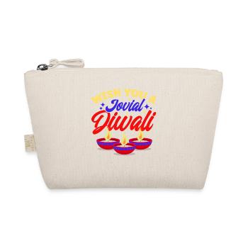 Diwali Hindus Sikh Fest der Lichter Geschenk - Bio-Täschchen - Natur - Vorne