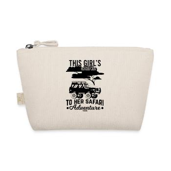 Safari Camping Wilderness Africa Woman - Organic Pouch - nature - Front