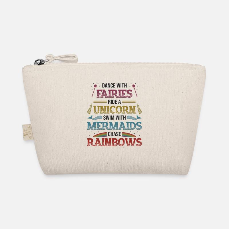 Fairies Unicorns, Mermaids, Rainbows. Organic Pouch