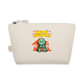 Happy Halloween Scary Funny Hallow's Eve Costume - Organic Pouch - nature - Front