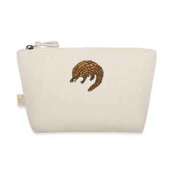 Schuppentier Pangolin Schuppen bedrohtes Tier - Bio-Täschchen - Natur - Vorne
