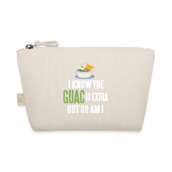 Know The Guac Is Extra But So Am I Funny Guacamole - Bio-Täschchen - Natur - Vorne