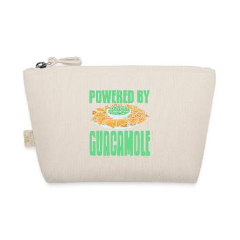 Powered By Guacamole Cool Retro Designs T-Shirt - Trousse biologique - nature - Devant