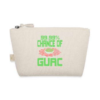 99.99% Chance Of GUAC Cool Retro Guacamole Lover - Bio-Täschchen - Natur - Vorne