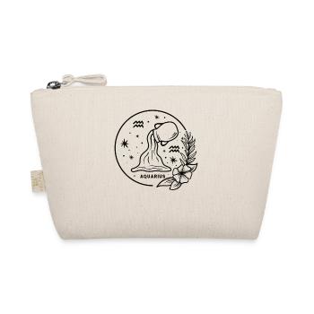 Aquarius Zodiac Sign Birthday Birth - Organic Pouch - nature - Front