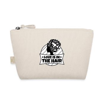 Love Is In The Hair - Organic Pouch - nature - Front