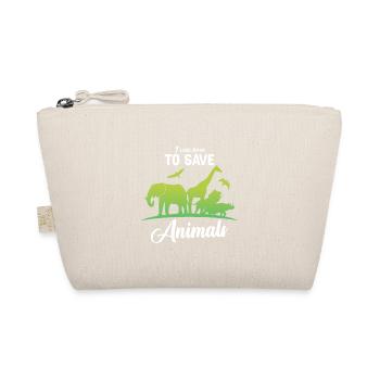 Je suis né pour sauver les animaux Bien-être animal Changement climatique - Trousse biologique - nature - Devant