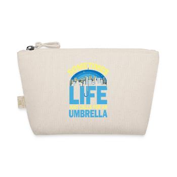 Sometimes Life Just Calls For An Umbrella - Bio-Täschchen - Natur - Vorne