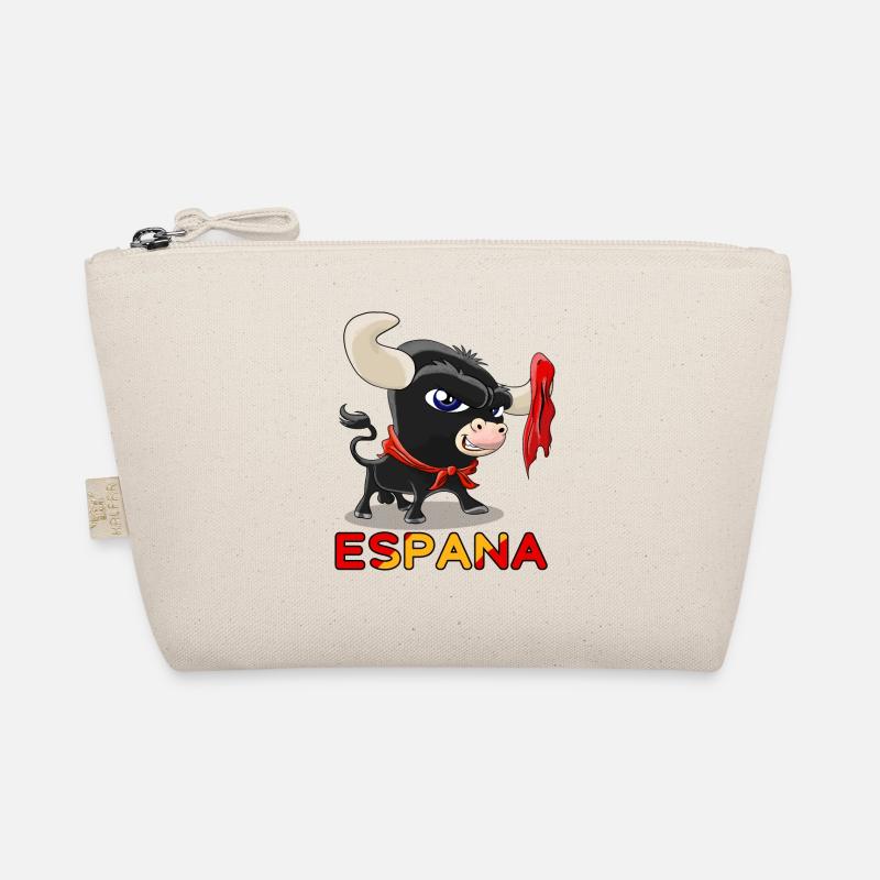 Süßer Stier Stierkampf Espana Bio-Täschchen
