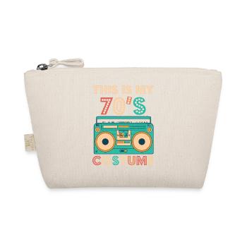 This Is My 70s Costume Shirt 1980s Retro Vintage - Organic Pouch - nature - Front