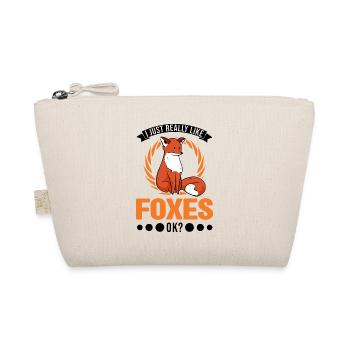 J’aime beaucoup Foxes Rotfuchs Fuchs - Trousse biologique - nature - Devant