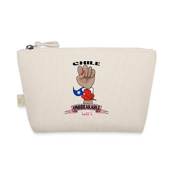 Chile Girl Unbreakable I Chile Heritage I Chile - Bio-Täschchen - Natur - Vorne