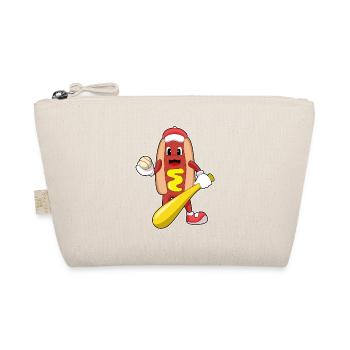 Hotdog Baseball Baseball Bat - Organic Pouch - nature - Front