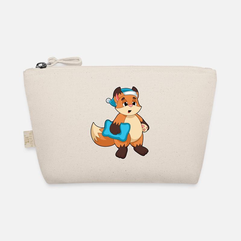 Fuchs mit Schlafmütze Bio-Täschchen