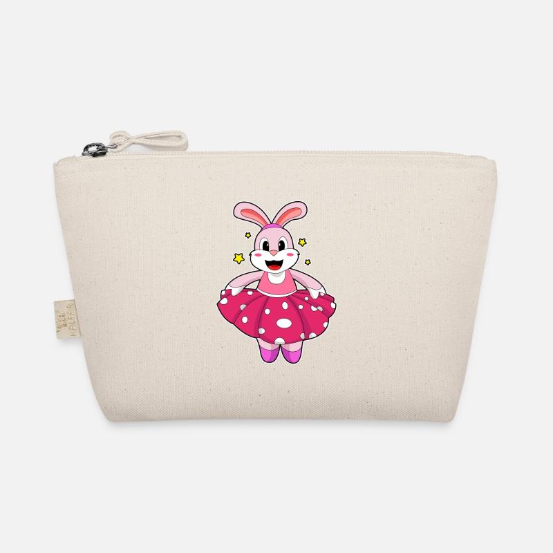 Rabbit at the ballet dance Organic Pouch