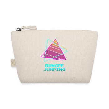 Retro Vintage Classic Bungee Jumping - Organic Pouch - nature - Front
