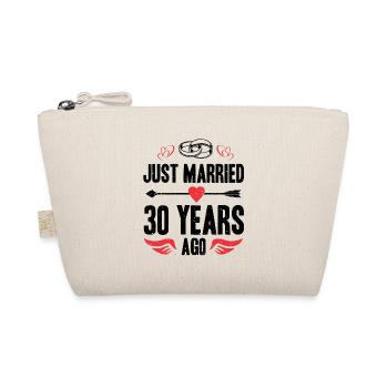 Just Married 30 Years Ago 30th Wedding Anniversary - Bio-Täschchen - Natur - Vorne