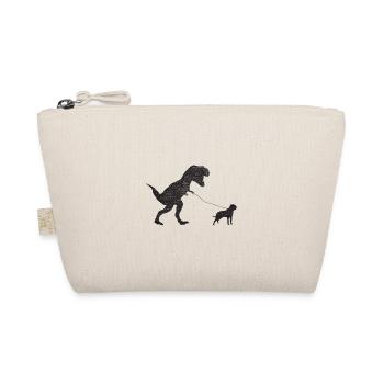 Vintage T-Rex - Organic Pouch - nature - Front