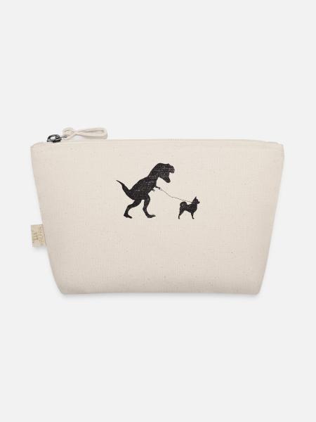Vintage T-Rex - Bio-Täschchen - Natur