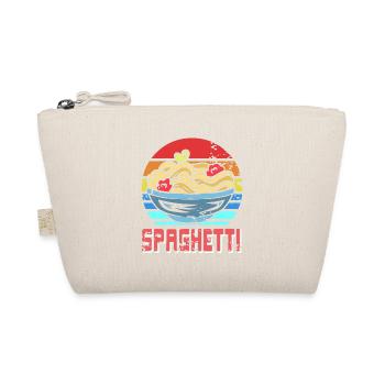 Retro Vintage SPAGHETTI Awesome Spag Lover T-Shirt - Organic Pouch - nature - Front