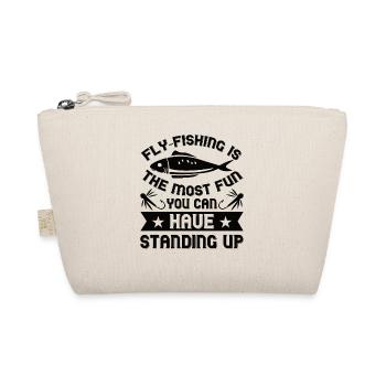 Fly Fishing Fishing Fishermen Sport fishermen Fly - Organic Pouch - nature - Front