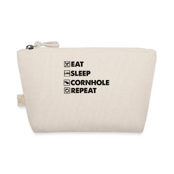 Famille de joueurs Cornhole Sackloch Bean Bag - Trousse biologique - nature - Devant