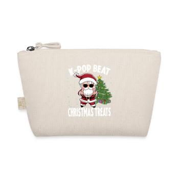 Teen Mädchen K-Pop Weihnachten K Pop Santa - Bio-Täschchen - Natur - Vorne
