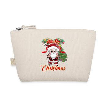 Frohe Weihnachten K-Pop Stil Weihnachtsmann - Bio-Täschchen - Natur - Vorne