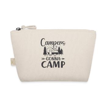 Campers will camp Camping - Organic Pouch - nature - Front
