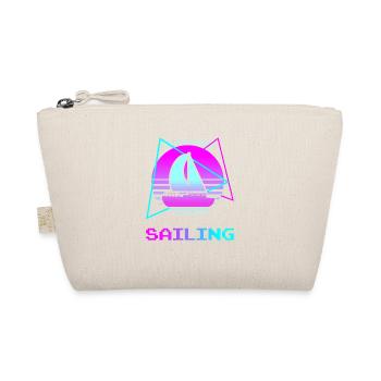 Retro Vintage Classic Sailing Sail Sailor - Trousse biologique - nature - Devant