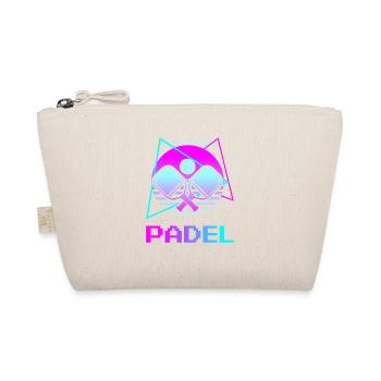 Joueur de padel classique rétro vintage - Trousse biologique - nature - Devant