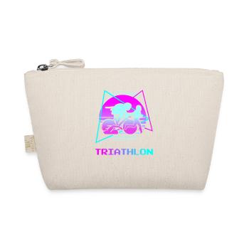 Triathlète de triathlon Retro Vintage Classic - Trousse biologique - nature - Devant
