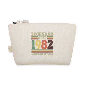 Legendär Seit 1982 Geburtstag - Bio-Täschchen - Natur - Vorne