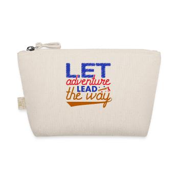 Let the adventure show the way Nature Mountains - Organic Pouch - nature - Front