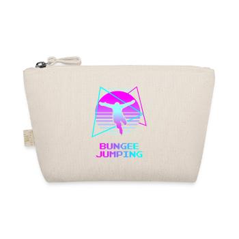 Retro Vintage Classic Bungee Jumping - Organic Pouch - nature - Front
