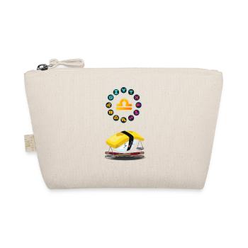 Japanisches Sushi Lustige Waage Zodiac Sushi Lover Wortspiel - Bio-Täschchen - Natur - Vorne