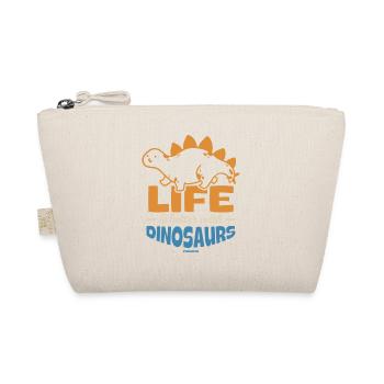 La vie est meilleure avec les dinosaures - Trousse biologique - nature - Devant