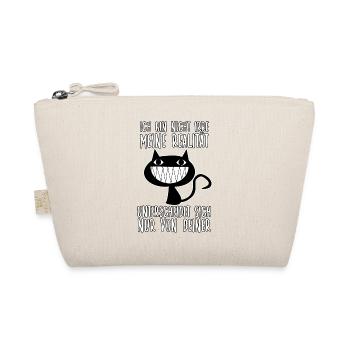 Witziges Katzenhalter Katzen Motiv für Katzen Fans - Bio-Täschchen - Natur - Vorne