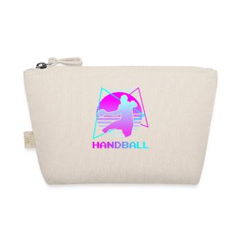 Joueur de handball retro vintage classic - Trousse biologique - nature - Devant