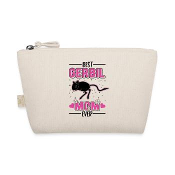 Best Gerbil Mom Ever Rennmaus - Organic Pouch - nature - Front