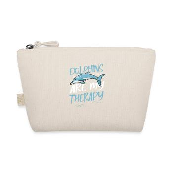Dolphins as Therapy Cute Dolphin Wildlife Sea - Organic Pouch - nature - Front