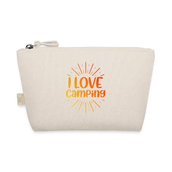 I love camping - Organic Pouch - nature - Front