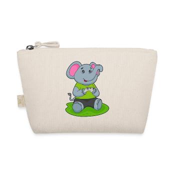 Elefant Gamer Controller - Bio-Täschchen - Natur - Vorne