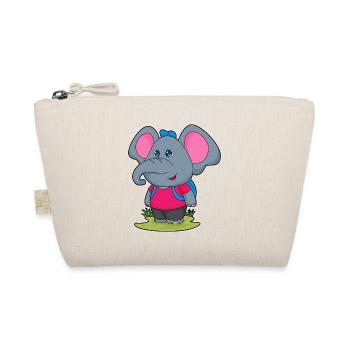 École de sac à dos pour élèves éléphants - Trousse biologique - nature - Devant