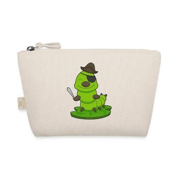 Caterpillar Pirate Sword - Organic Pouch - nature - Front