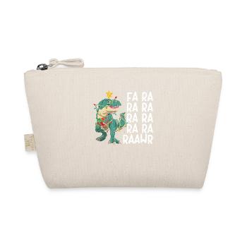 Dinosaur Fa Ra Ra Ra Rawr T-Rex Funny - Organic Pouch - nature - Front