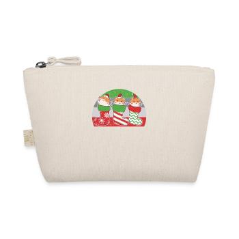 Hamster Pyjama de Noël Chaussettes Père Noël - Trousse biologique - nature - Devant