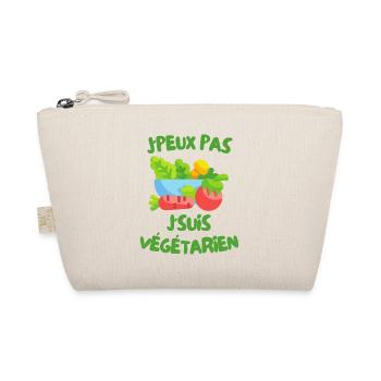 J'peux pas j'suis végétarien - Trousse biologique - nature - Devant